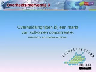 overheidsinterventie 3