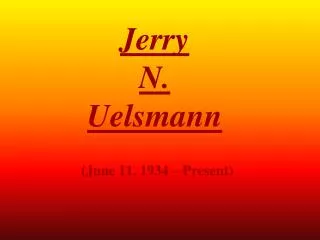 Jerry N. Uelsmann