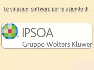 le soluzioni software per le aziende di