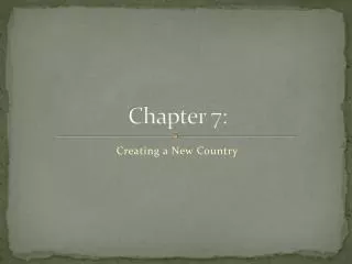 Chapter 7: