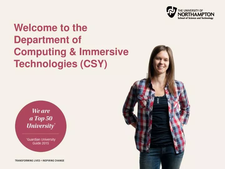 welcome to the department of computing immersive technologies csy