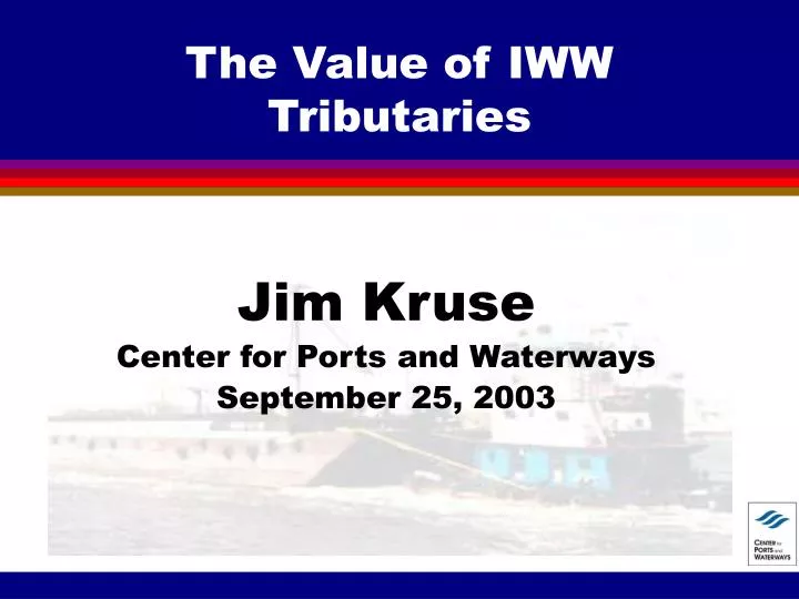 the value of iww tributaries