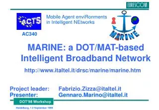 MARINE: a DOT/MAT-based Intelligent Broadband Network