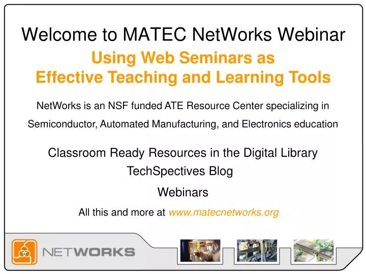 welcome to matec networks webinar