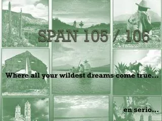 SPAN 105 / 106