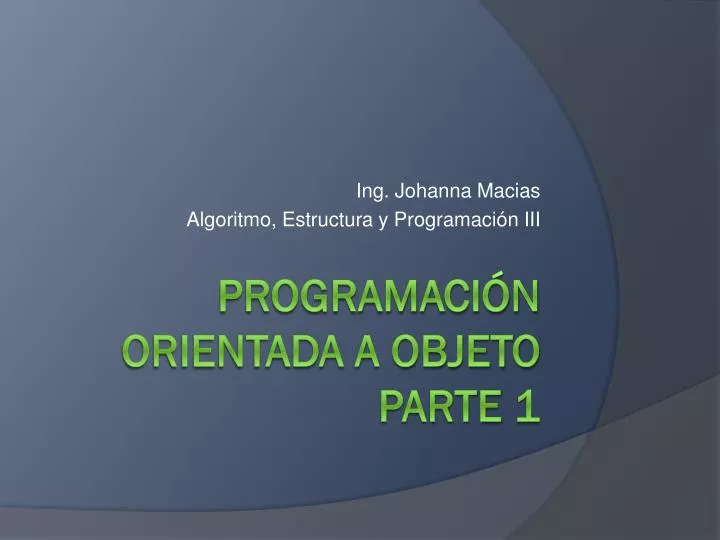 ing johanna macias algoritmo estructura y programaci n iii