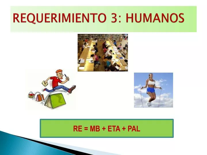 requerimiento 3 humanos