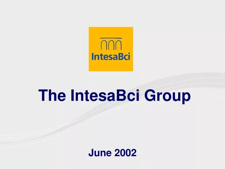 the intesabci group