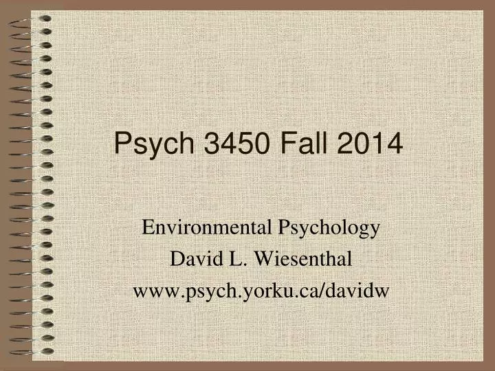 psych 3450 fall 2014