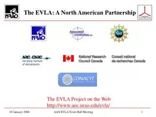 The EVLA: A North American Partnership