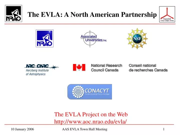 the evla a north american partnership