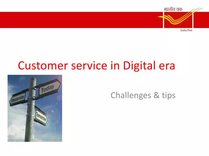 customer service in digital era