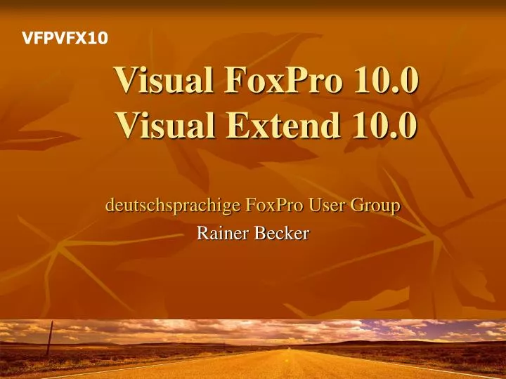 visual foxpro 10 0 visual extend 10 0