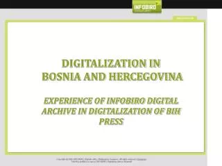 DIGITALIZATION IN BOSNIA AND HERCEGOVINA