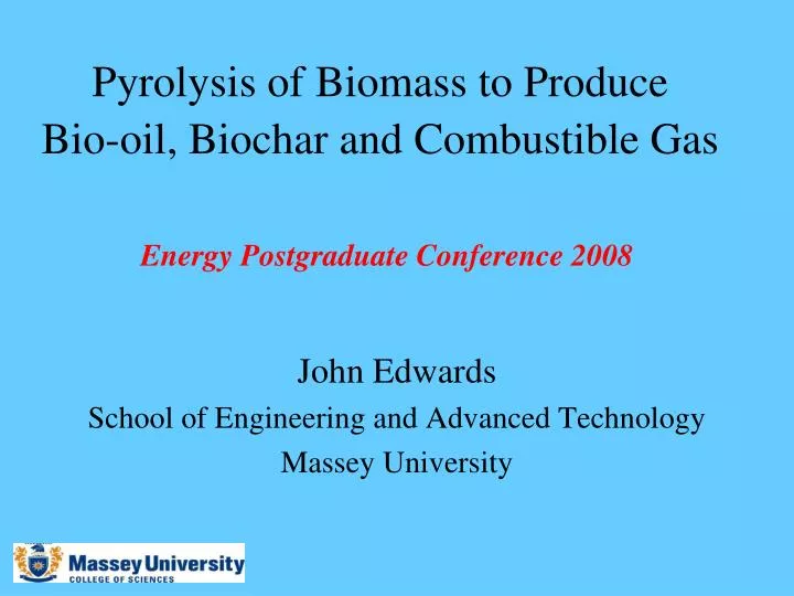 pyrolysis of biomass to produce bio oil biochar and combustible gas