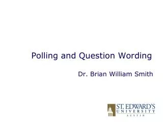 Polling and Question Wording