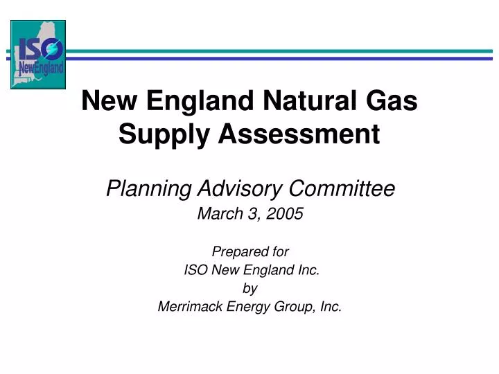 new england natural gas supply assessment