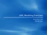 UML Modeling Exercises - slide 1