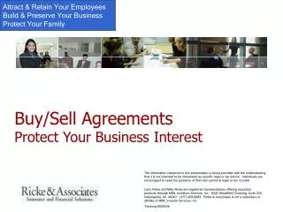 Buy/Sell Agreements Protect Your Business Interest