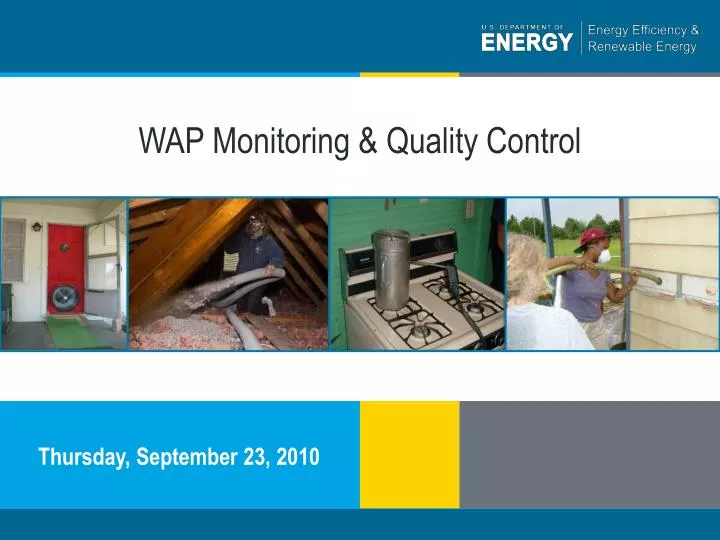 wap monitoring quality control