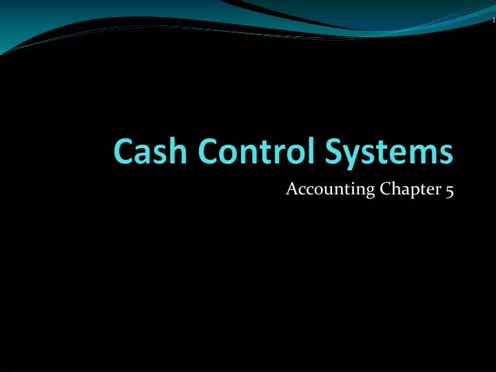 cash control systems