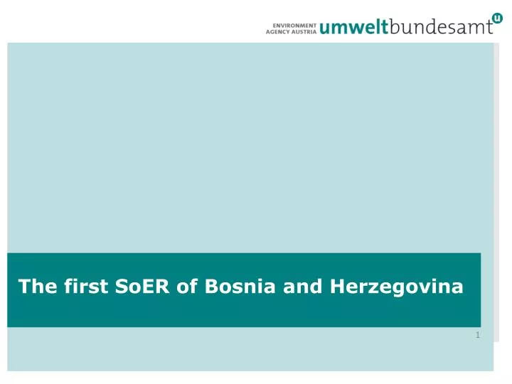 the first soer of bosnia and herzegovina