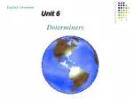 English Grammar - slide 1