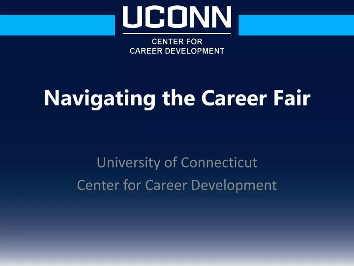 university of connecticut center for career development