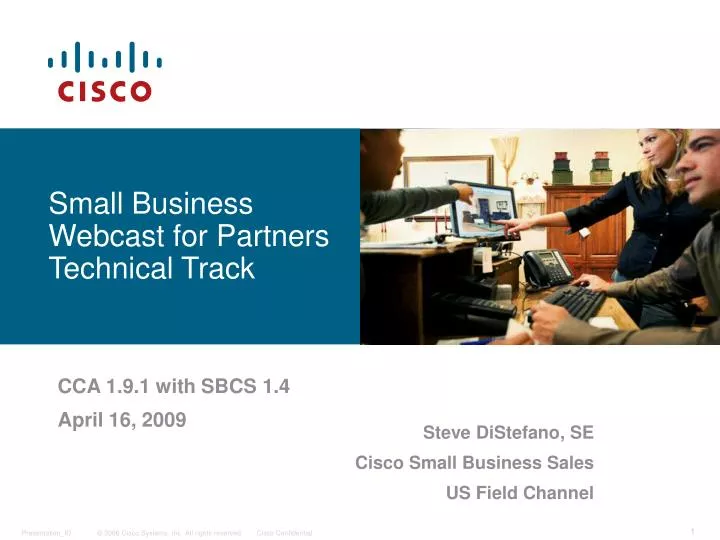 small business webcast for partners technical track