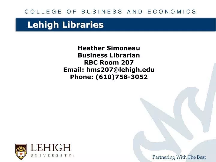 lehigh libraries