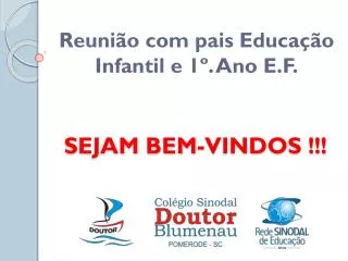 sejam bem vindos