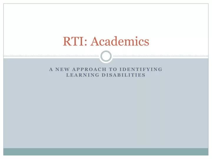 rti academics