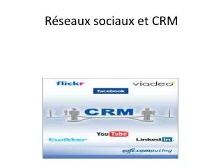 r seaux sociaux et crm