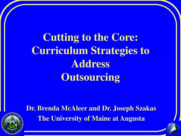 cutting to the core curriculum strategies to address outsourcing