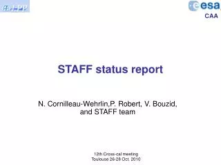 STAFF status report