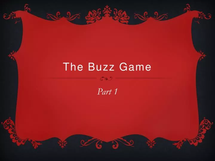 the buzz game