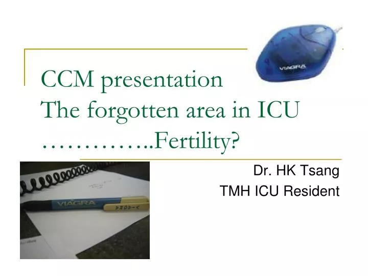 ccm presentation the forgotten area in icu fertility