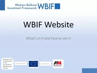 WBIF Website