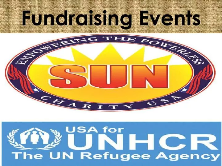 fundraising events