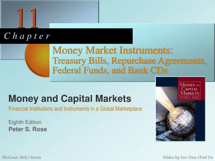 money market instruments treasury bills repurchase agreements federal funds and bank cds