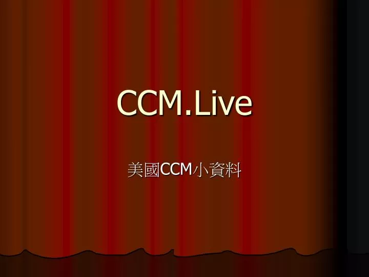 ccm live