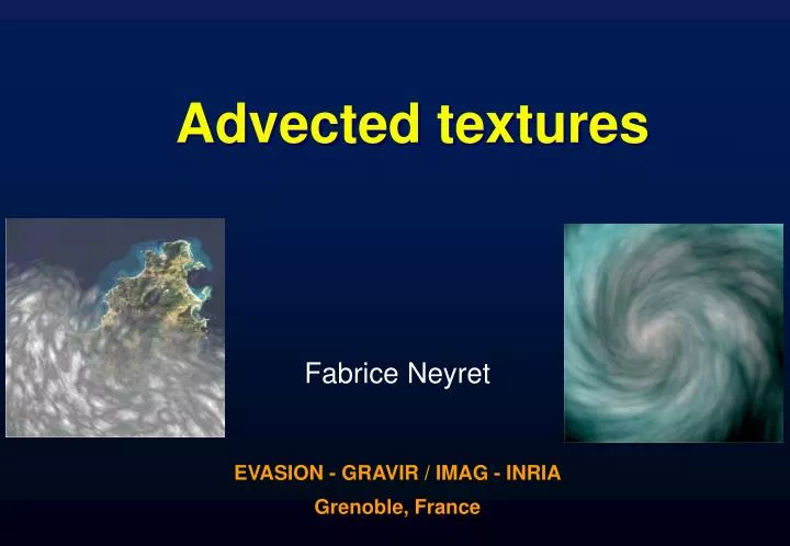 advected textures