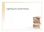 Lighting for smart home - slide 1