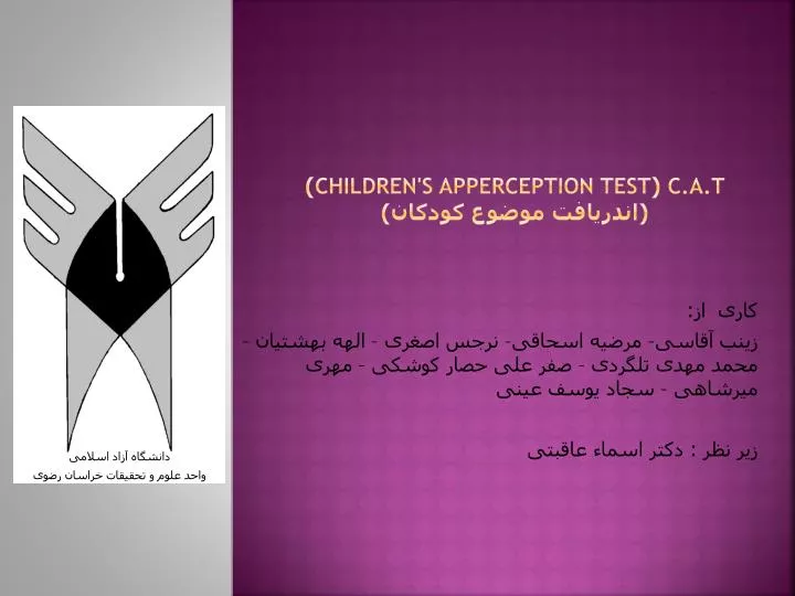c a t children s apperception test