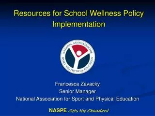 Resources for School Wellness Policy Implementation
