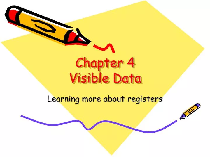 chapter 4 visible data