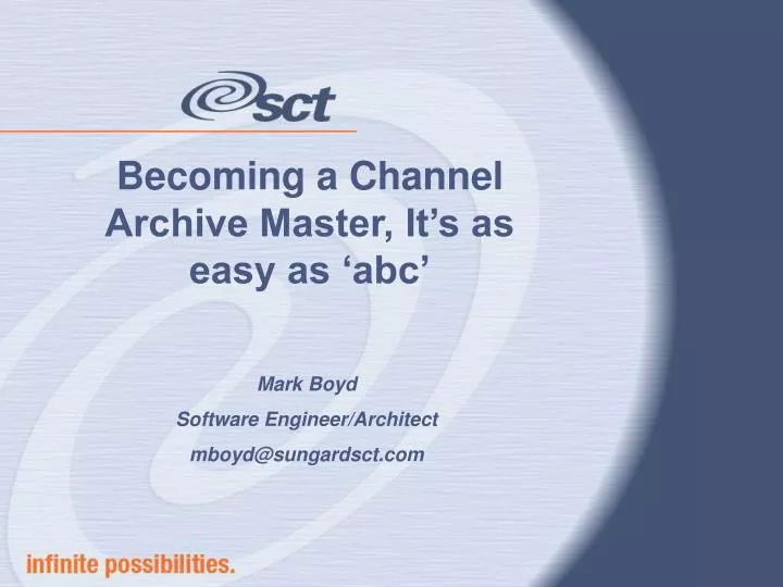 becoming a channel archive master it s as easy as abc