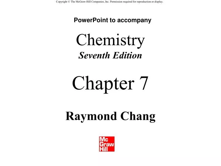 chemistry seventh edition