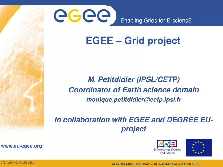 egee grid project