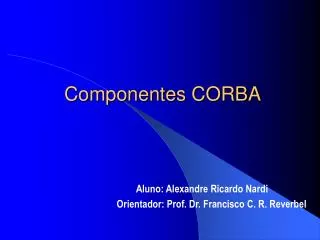 componentes corba